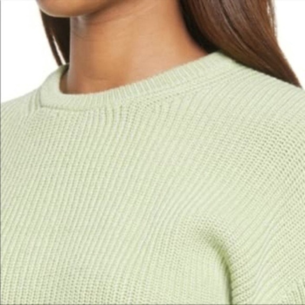 NWT Reformation Sami Crop Cotton Sweater S,M - Picture 2 of 8